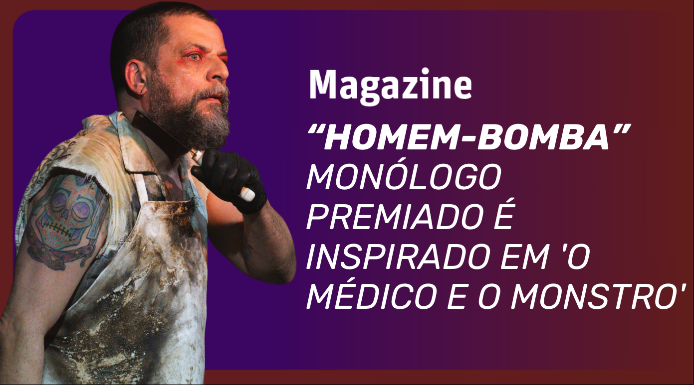 O premiado monólogo “Homem-Bomba” tem apresentação única em BH